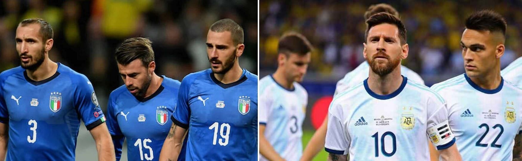 इटली की टीम पहली बार फिनालिसिमा खेलेगी जबकि अर्जेंटीना पिछली बार की विजेता है।