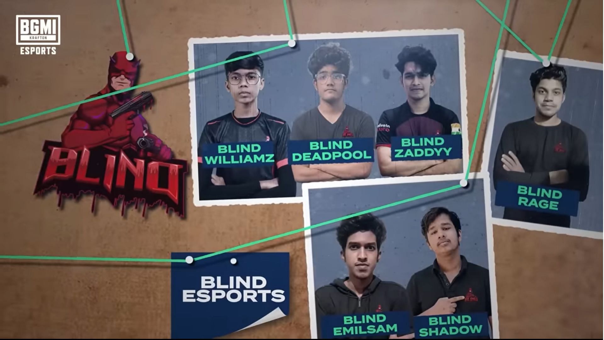 Blind Esports has been eliminated from BMPS Season 1 (Image via BGMI)