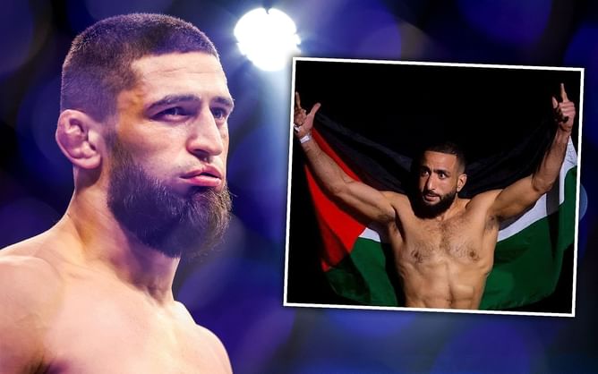 "Don't take the Palestinian flag into battle" - Khamzat Chimaev agrees to fight Belal Muhammad, but on one condition
