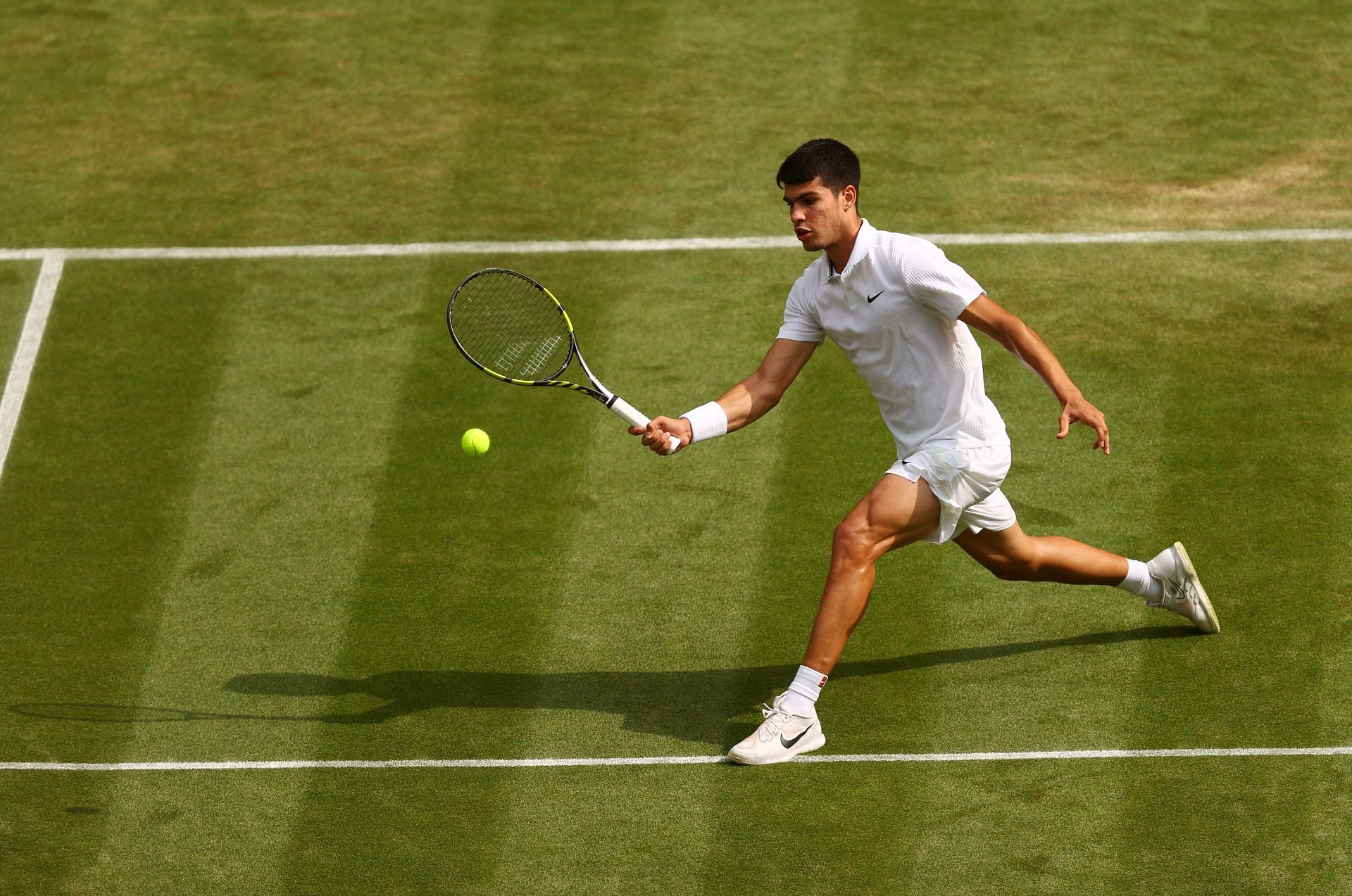 Carlos Alcaraz made a second round exit at Wimbledon 2021