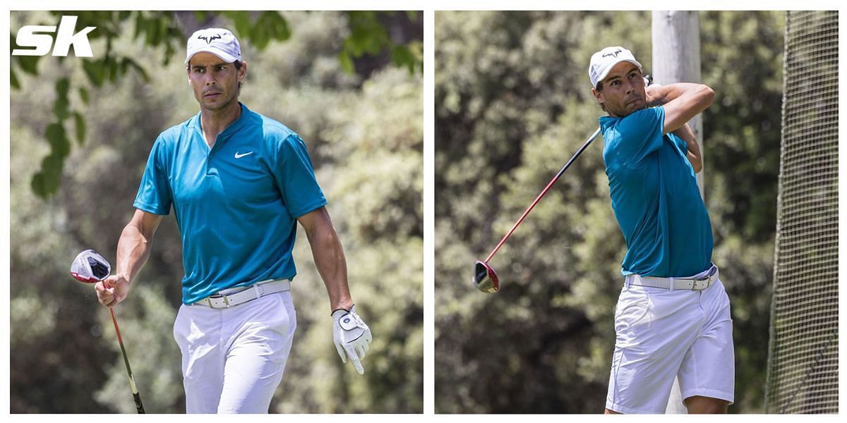 Rafael Nadal finished fifth at the Balearic Golf Championship on Sunday