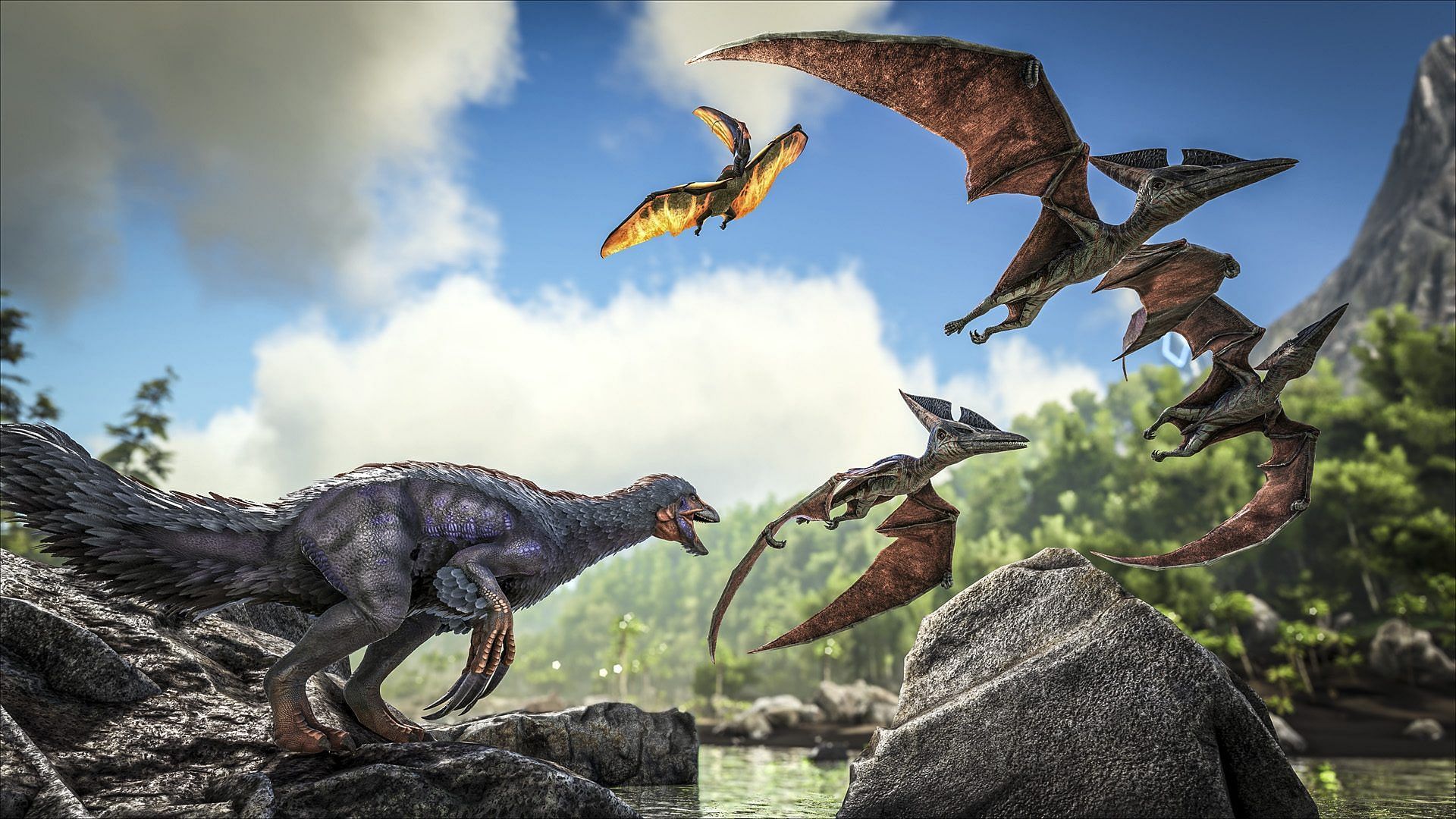 ARK: Survival Evolved has a number of fun-to-play mod maps (Image via Steam)