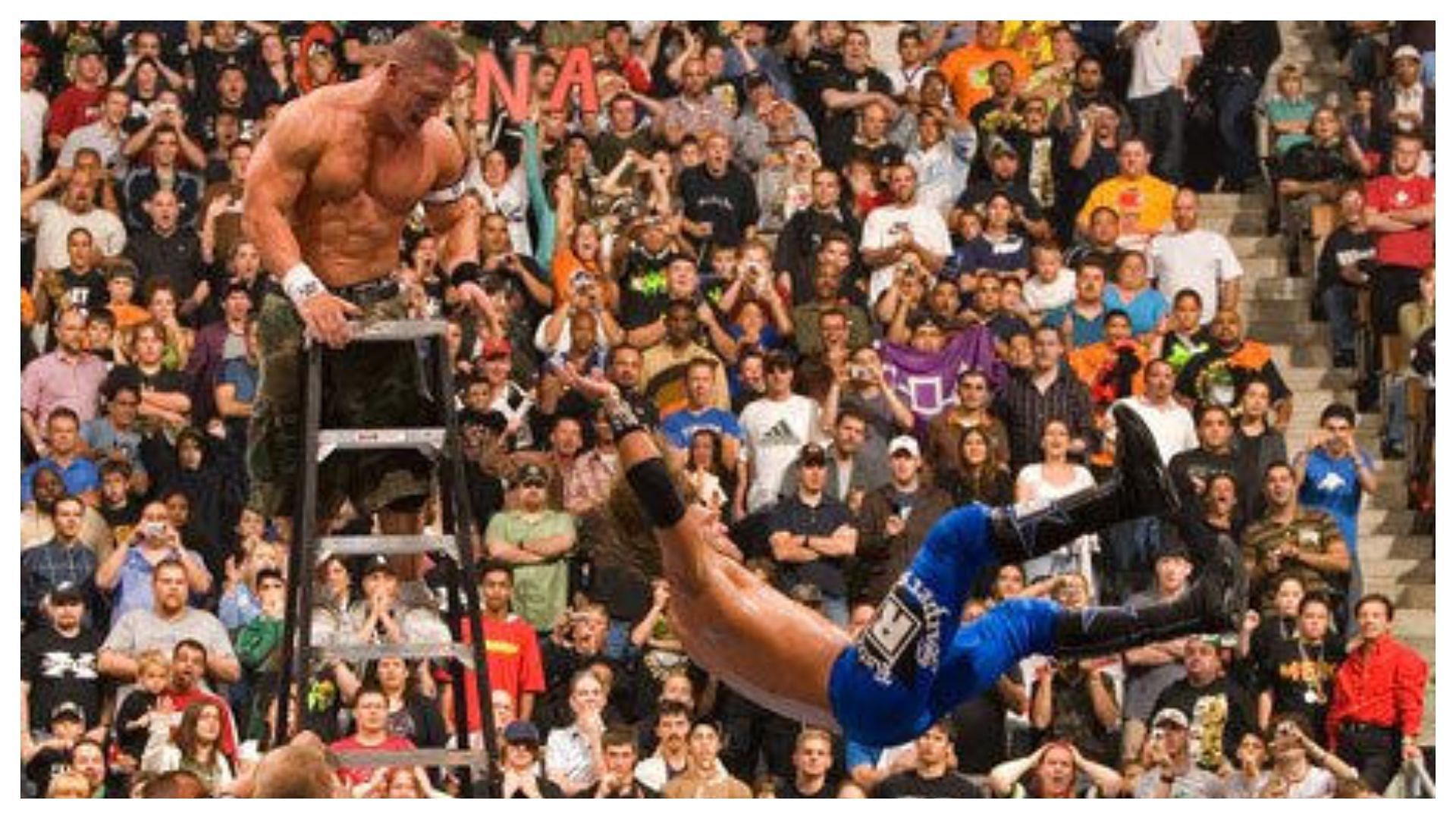 Cena throws Edge through two tables at Unforgiven 2006