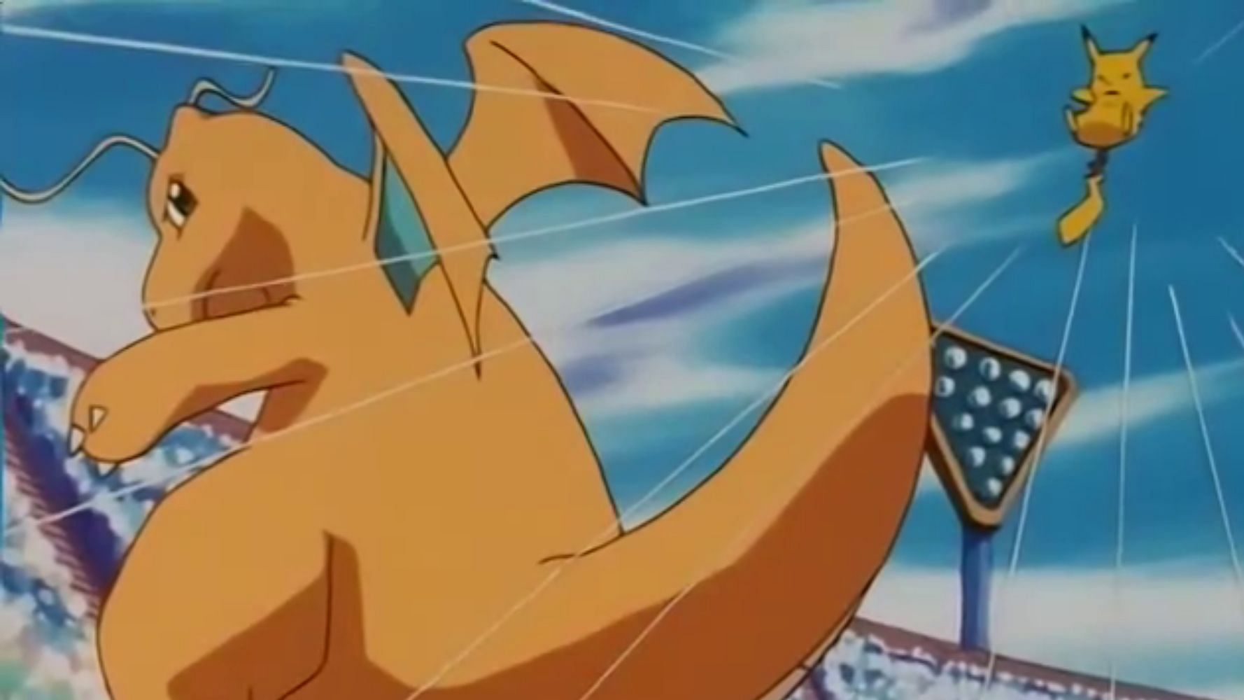 Dragonite was not an easy foe to beat (Image via OLM, Inc)