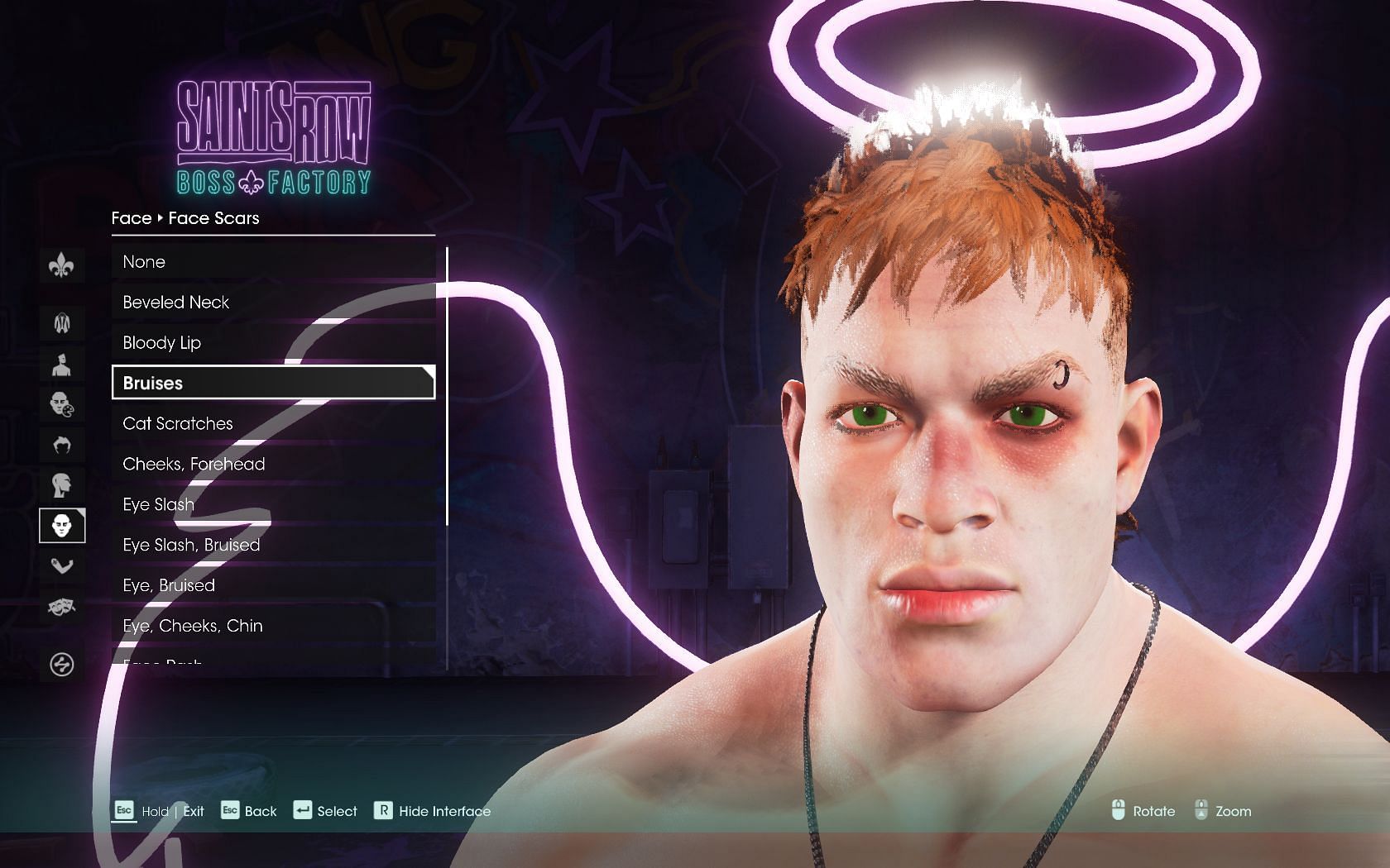 This adds a finer layer of personality to the Boss (Screenshot from Saints Row: Boss Factory demo)