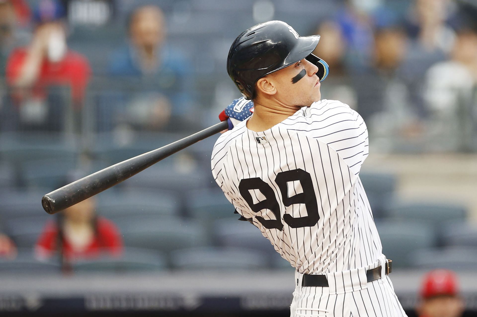 Aaron Judge at bat for the New York Yankees 