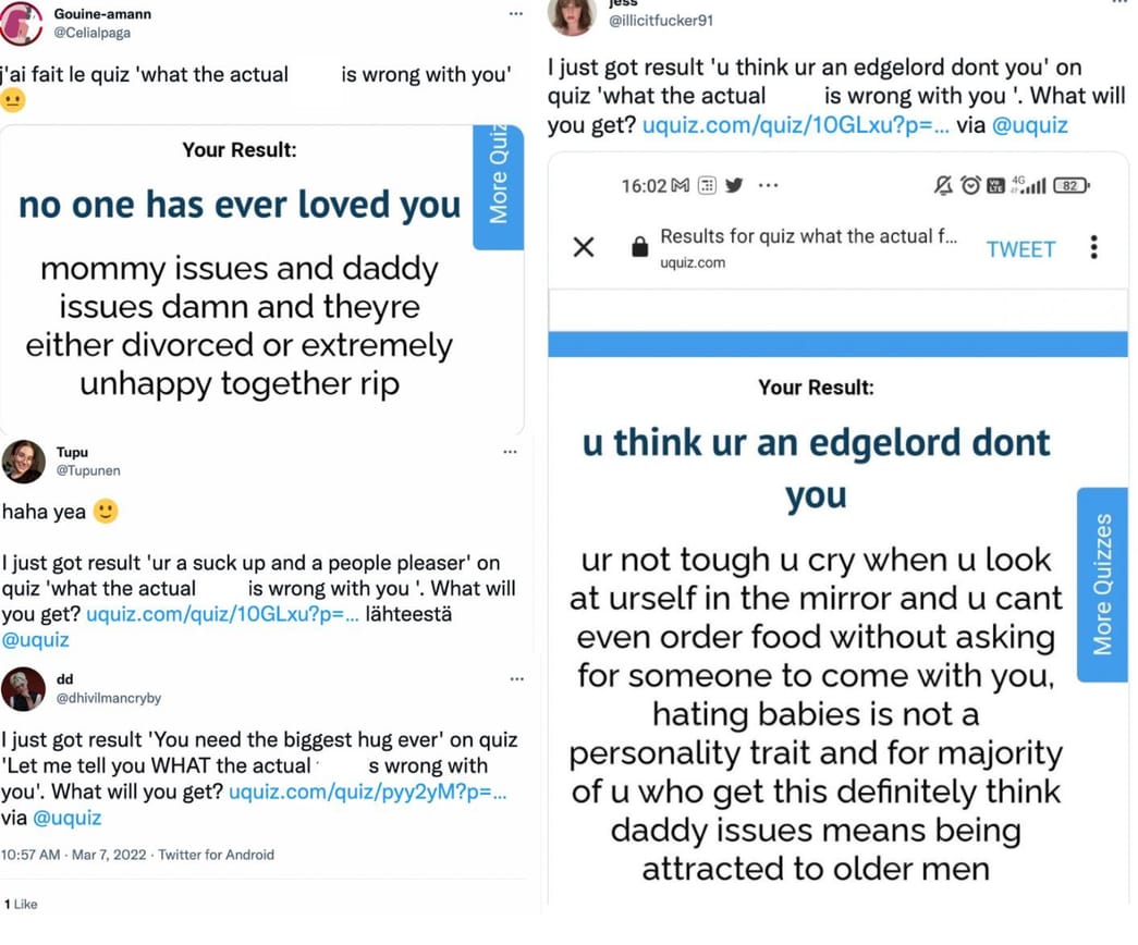 What is the viral ‘what the actual f is wrong with me’ quiz? How to