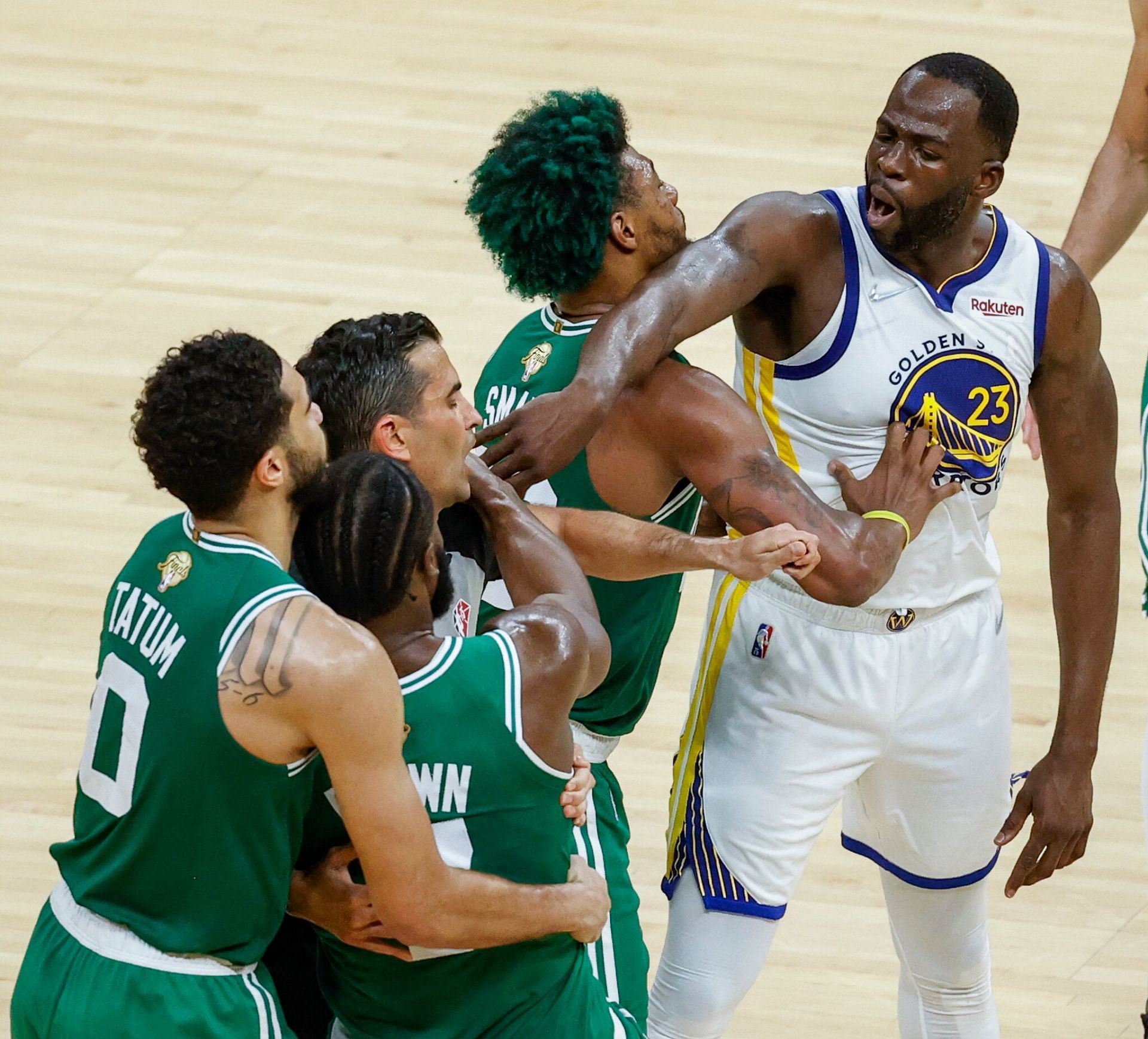 Draymond Green could be just adding more fuel for the Boston Celtics ahead of Game 6 with his latest comments. [Photo: The New York Times]