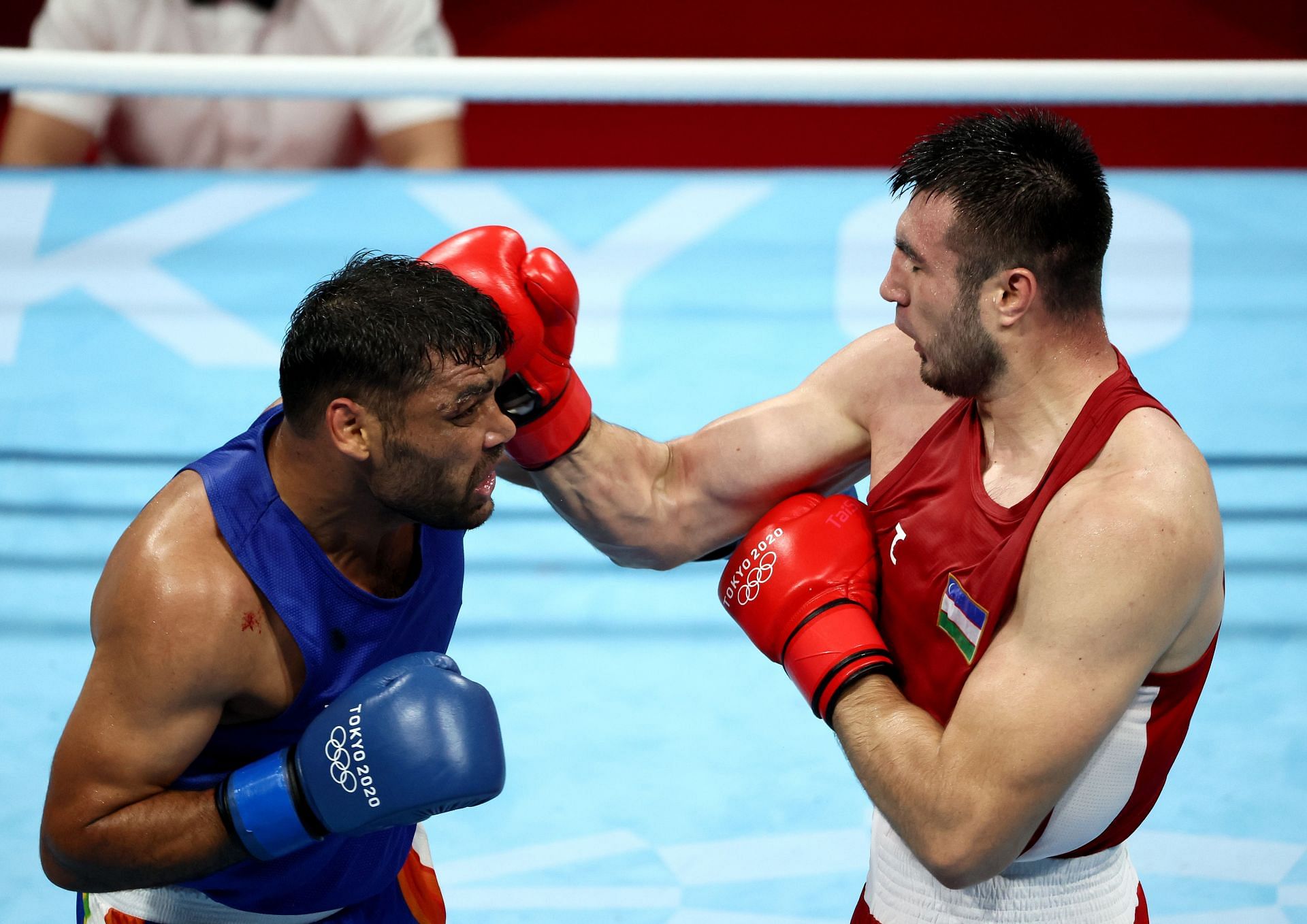 Boxing - Olympics: Day 9 - Amit Panghal in action (file photo)