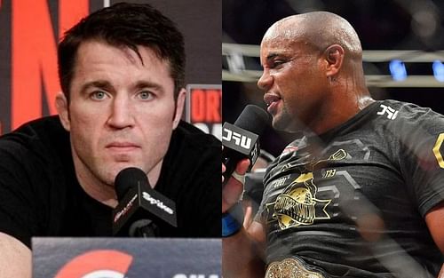 Chael Sonnen (left) and Daniel Cormier (right)