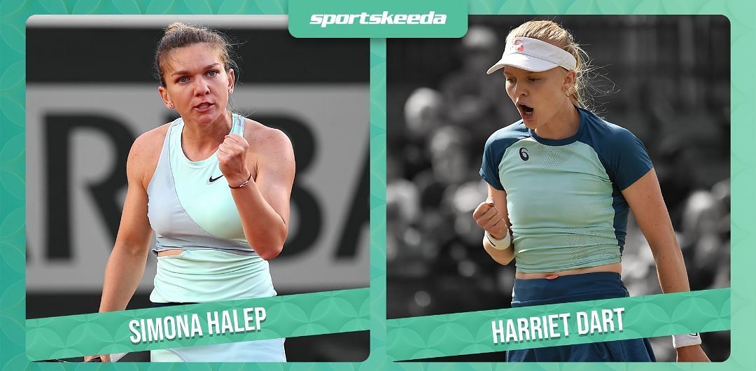 Simona Halep will take on Harriet Dart in the second round of the Birmingham Classic