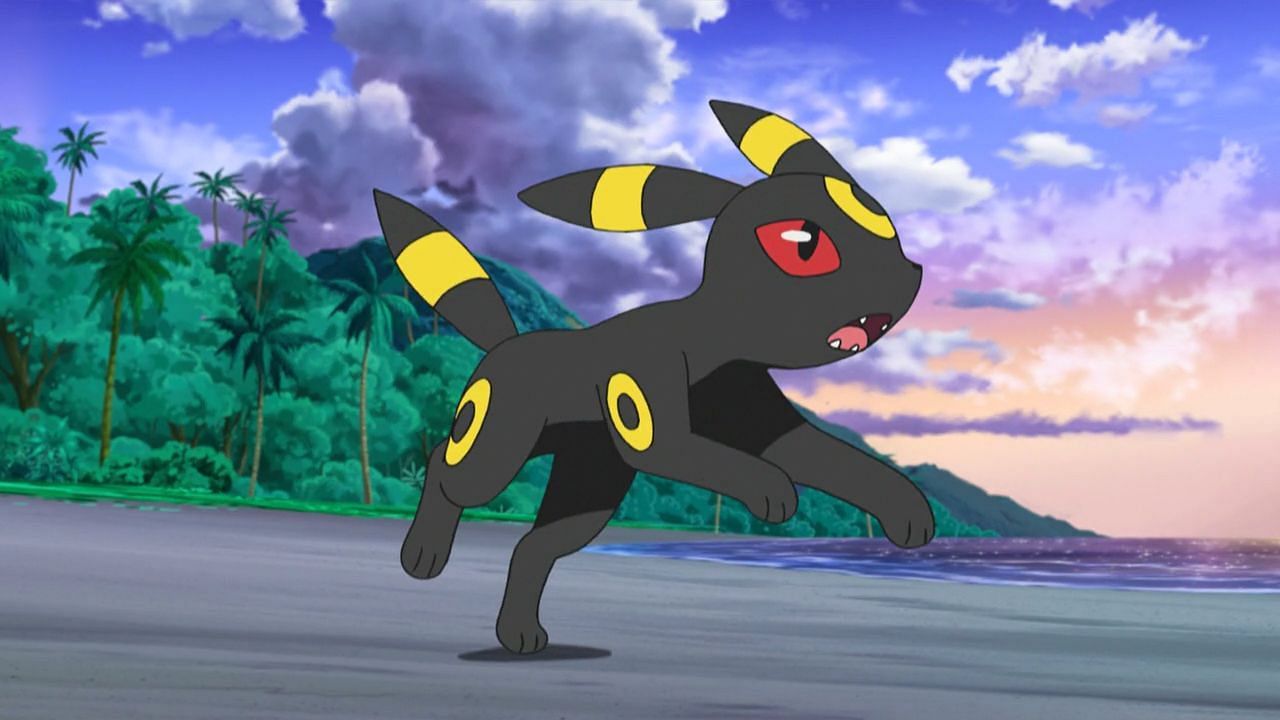 Umbreon as it appears in the anime (Image via The Pokemon Company)