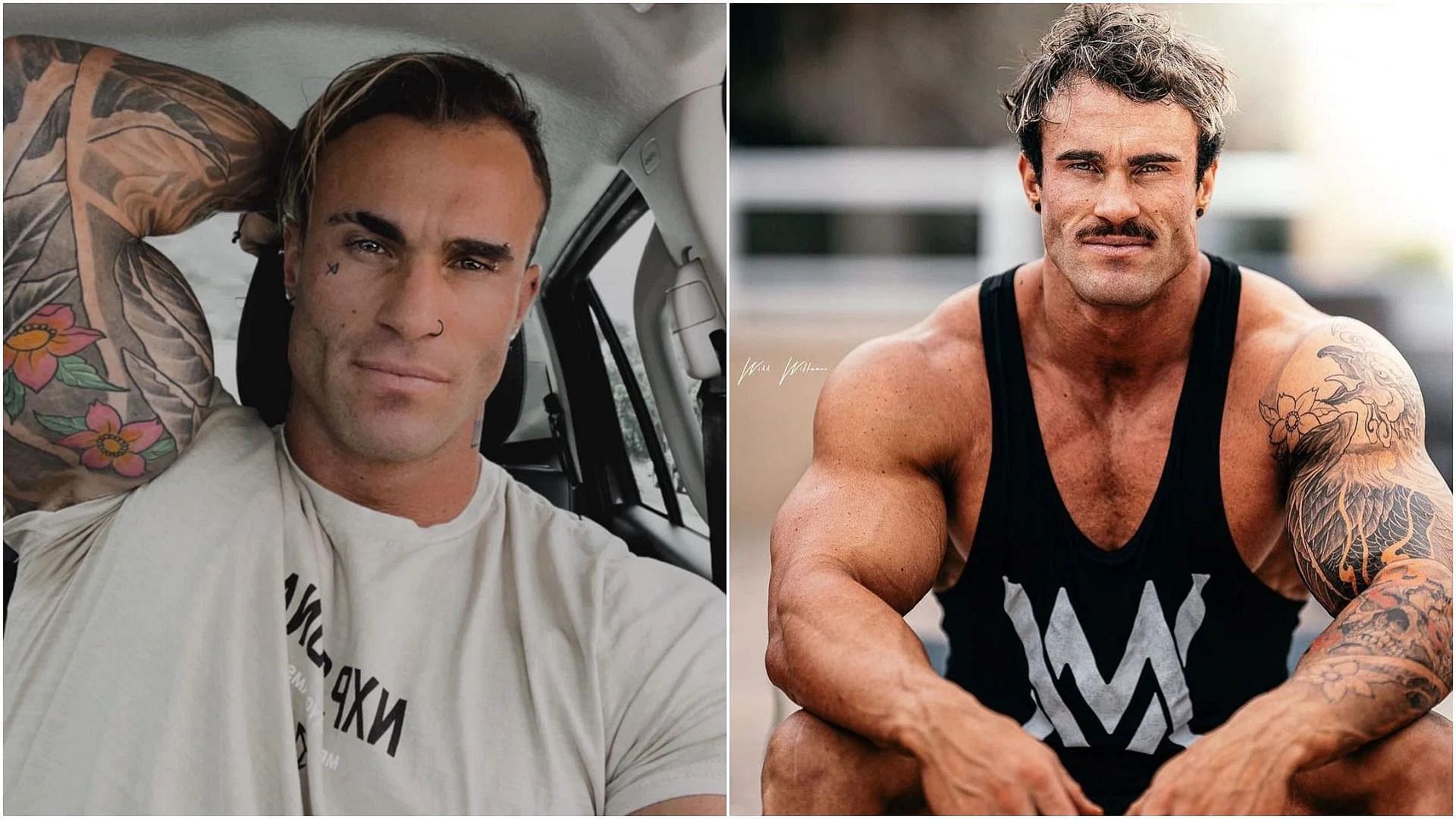 What did Calum Von Moger say about his injury? Mr Universe winner
