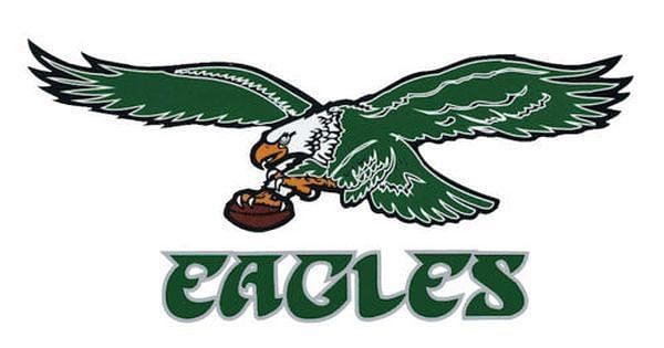 The Eagles changed their logo by adding a new wordmark