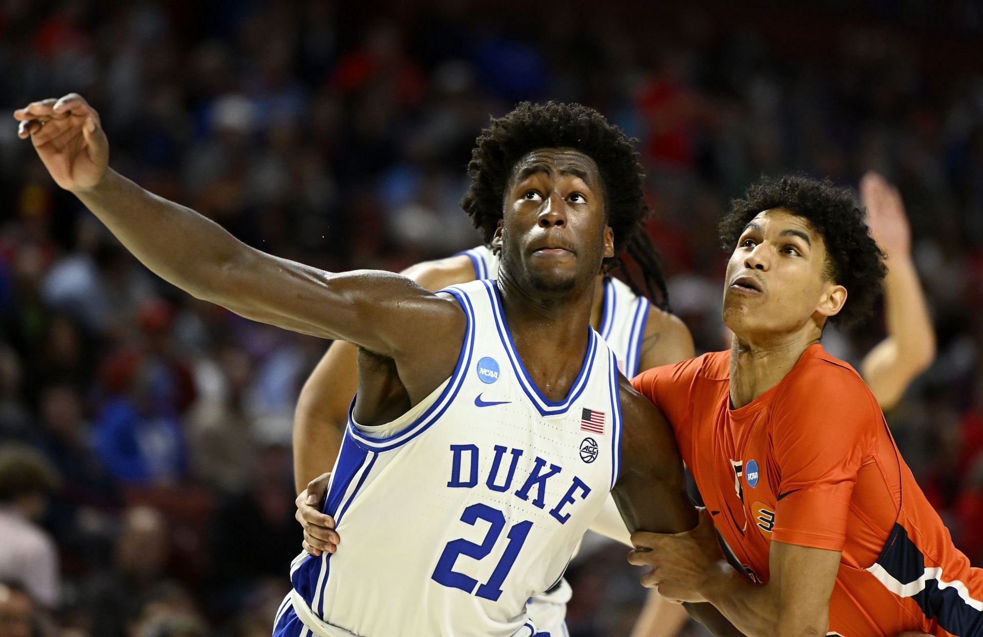 Duke Blue Devils freshman AJ Griffin at the NCAA Men's Basketball Tournament