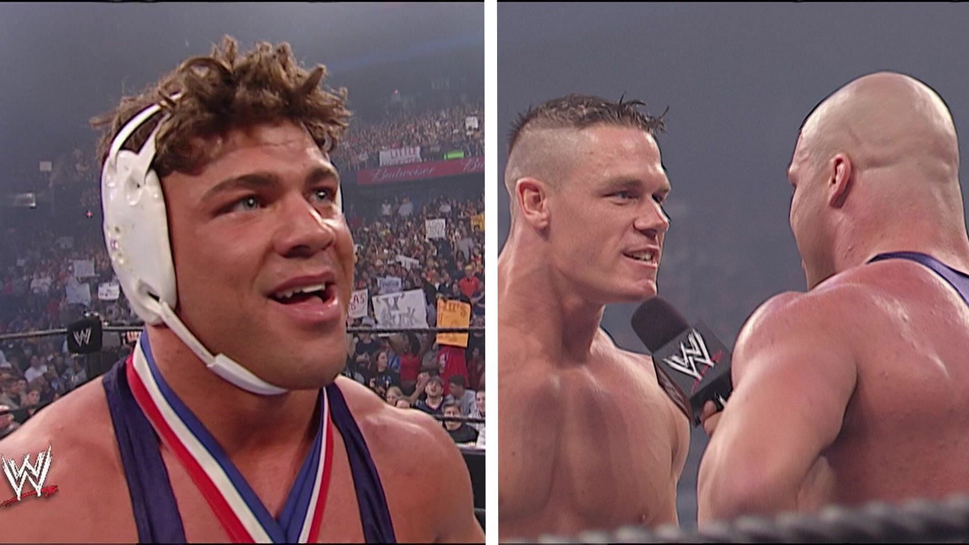 Kurt Angle made a challenge on this day in history