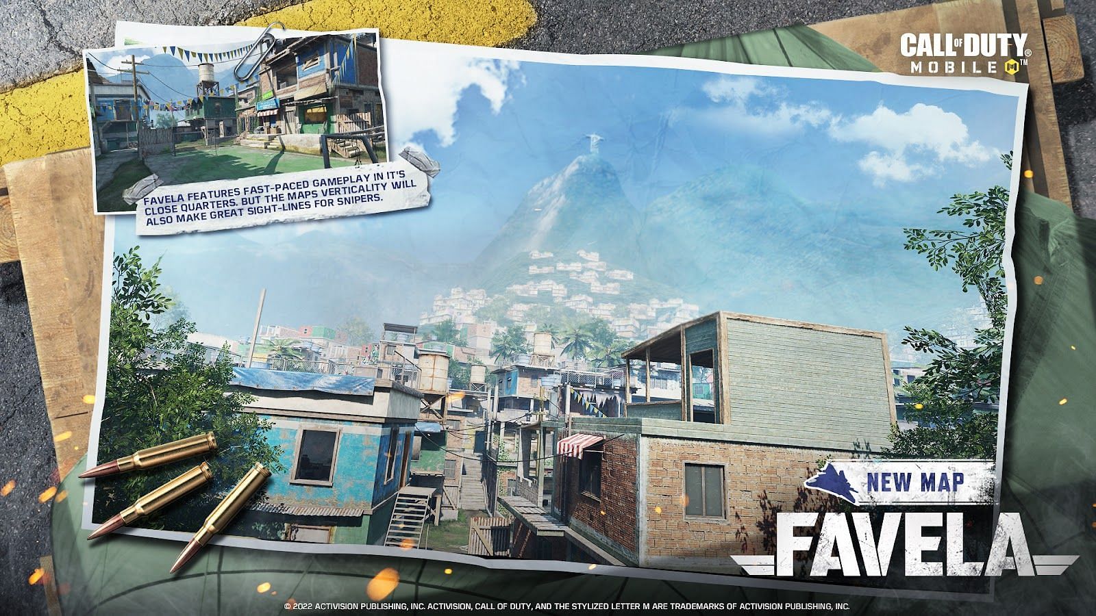 New map, Favel, is set in the slums of Rio