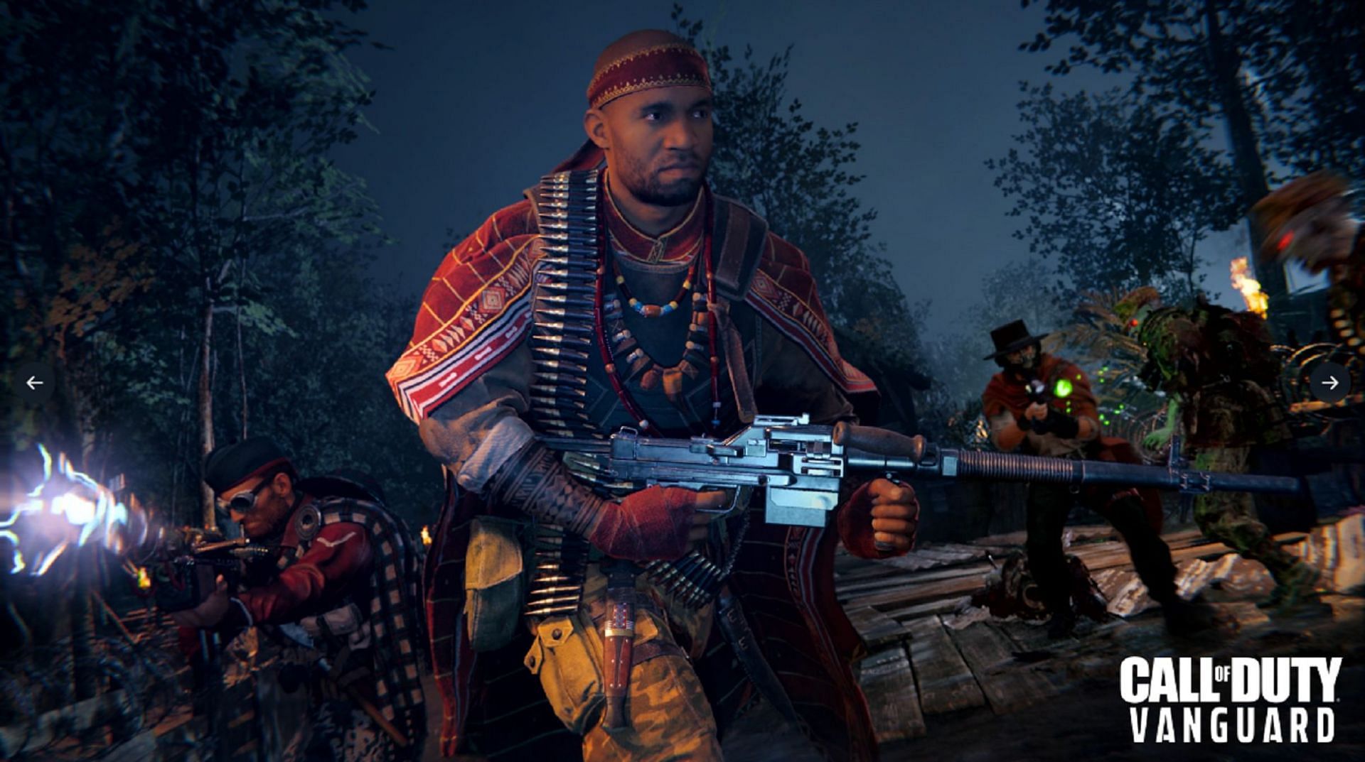 An operator brandishes the UGM-8 in COD: Vanguard Season 4 (Image via Activision)