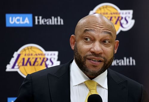 Darvin Ham is thrilled to be with the Los Angeles Lakers. [Image via Getty Images]