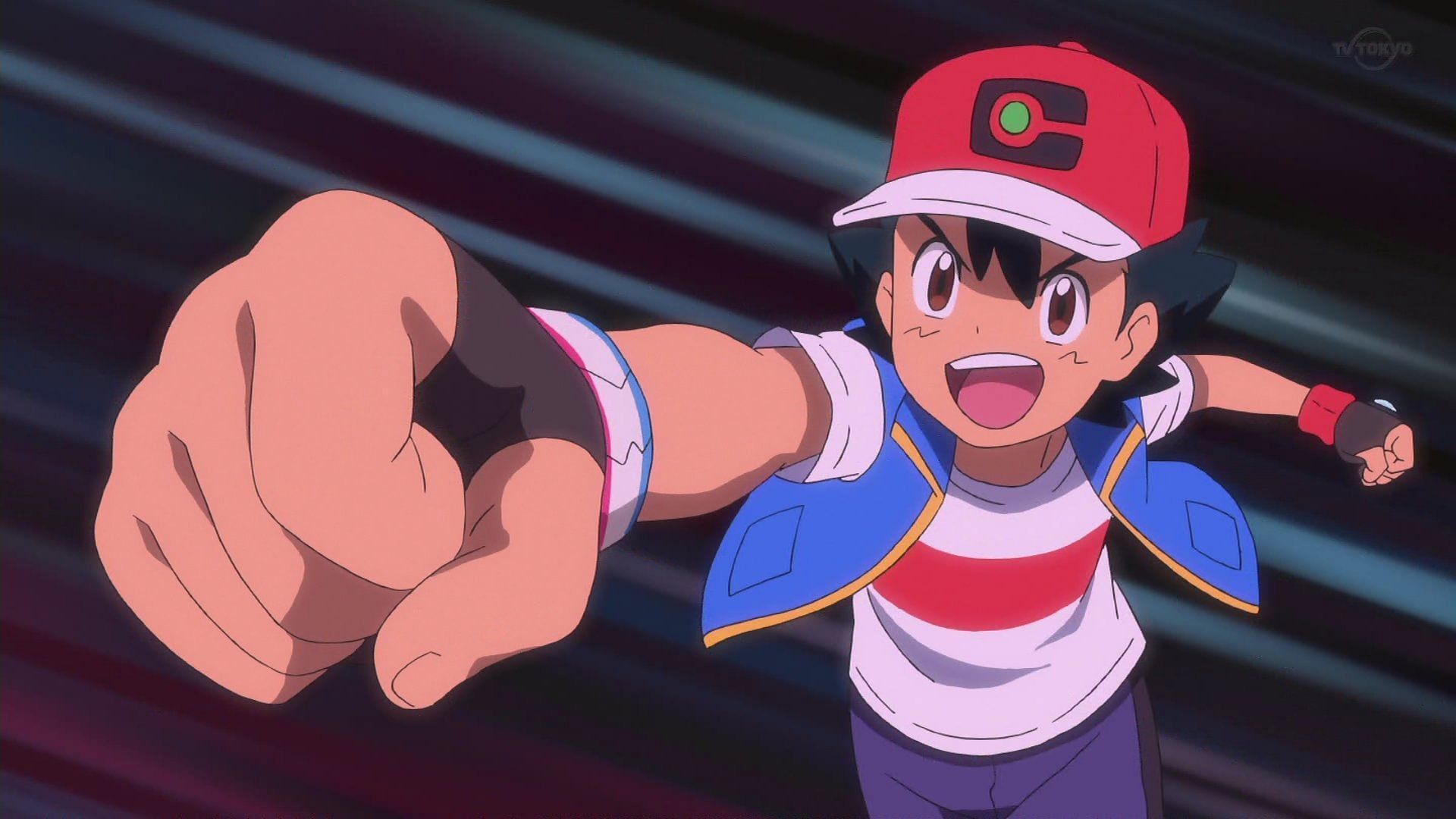 Ash never backs down from a challenge (Image Credit: OLM Incorporated, Pokemon Master Journeys: The series)
