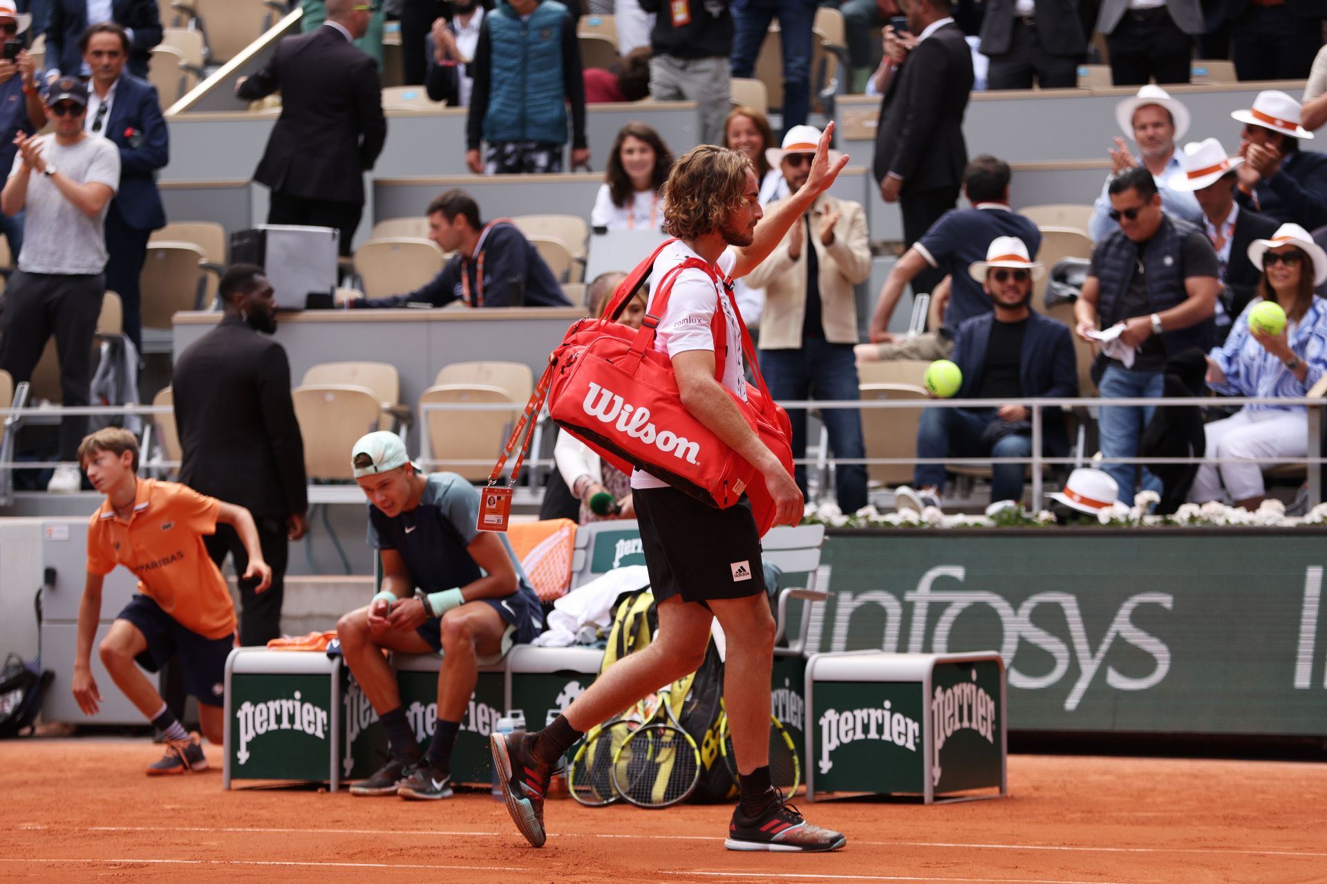 Stefanos Tsitsipas suffered a fourth-round exit at the French Open