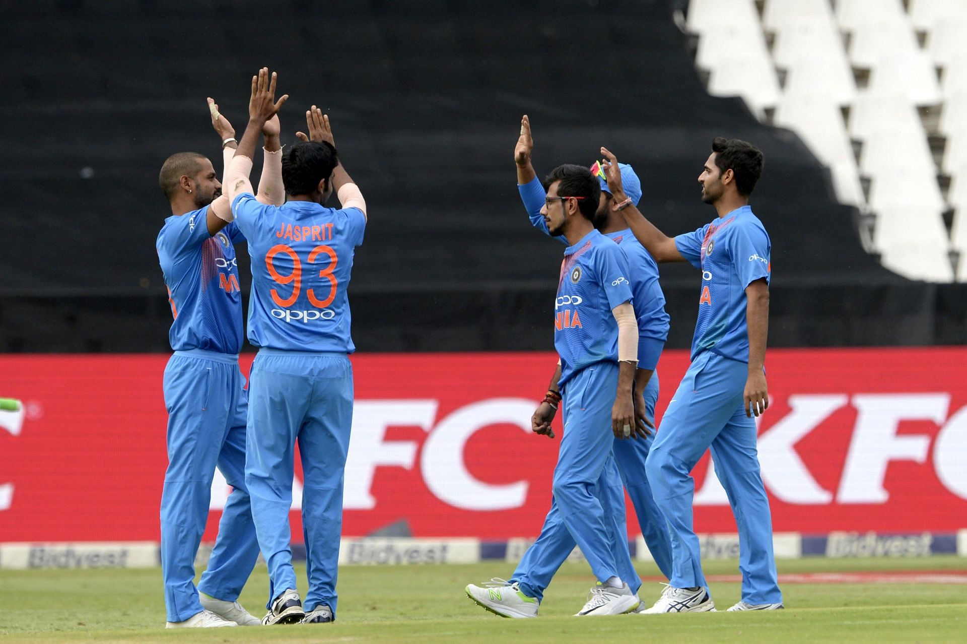 India will face South Africa in five T20Is. Pic: Getty Images
