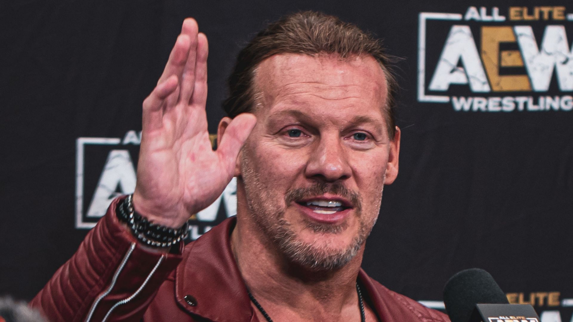 Chris Jericho at the AEW Double or Nothing 2022 media scrum (credit: Jay Lee Photography)