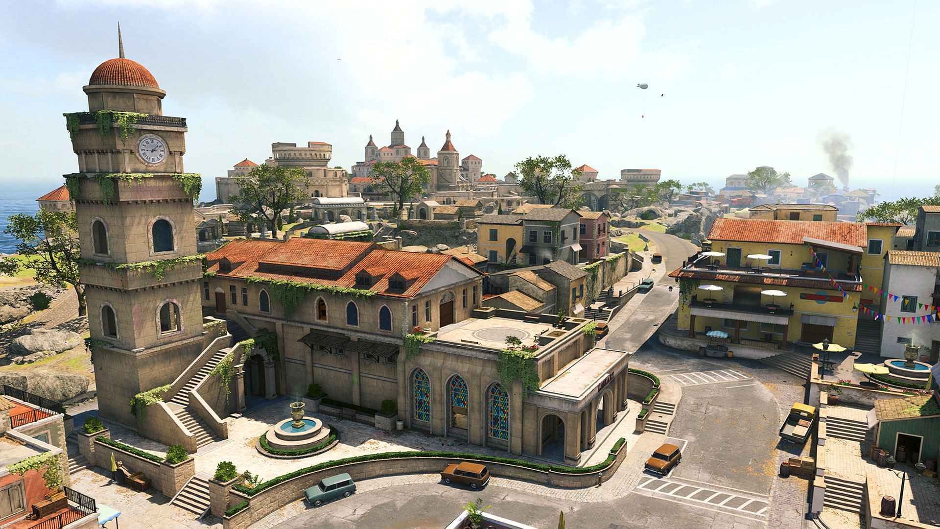 The Town along with its fortress in the center (Image via Activision)