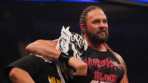 Lance Archer with El Desperado at AEW Dynamite: Road Rager in 2022