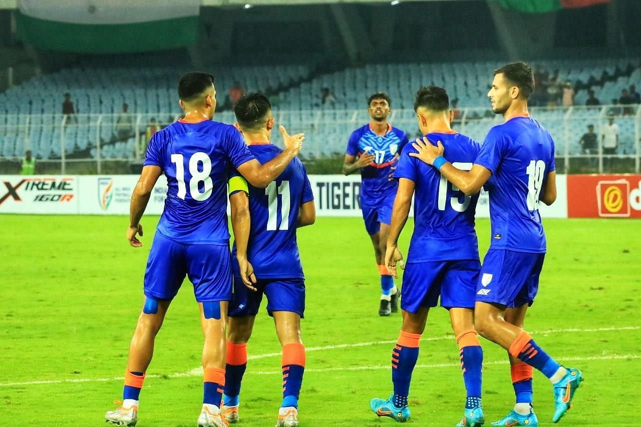 India secured a 2-0 victory against Cambodia (Image courtesy: Indian National Team Social Media)