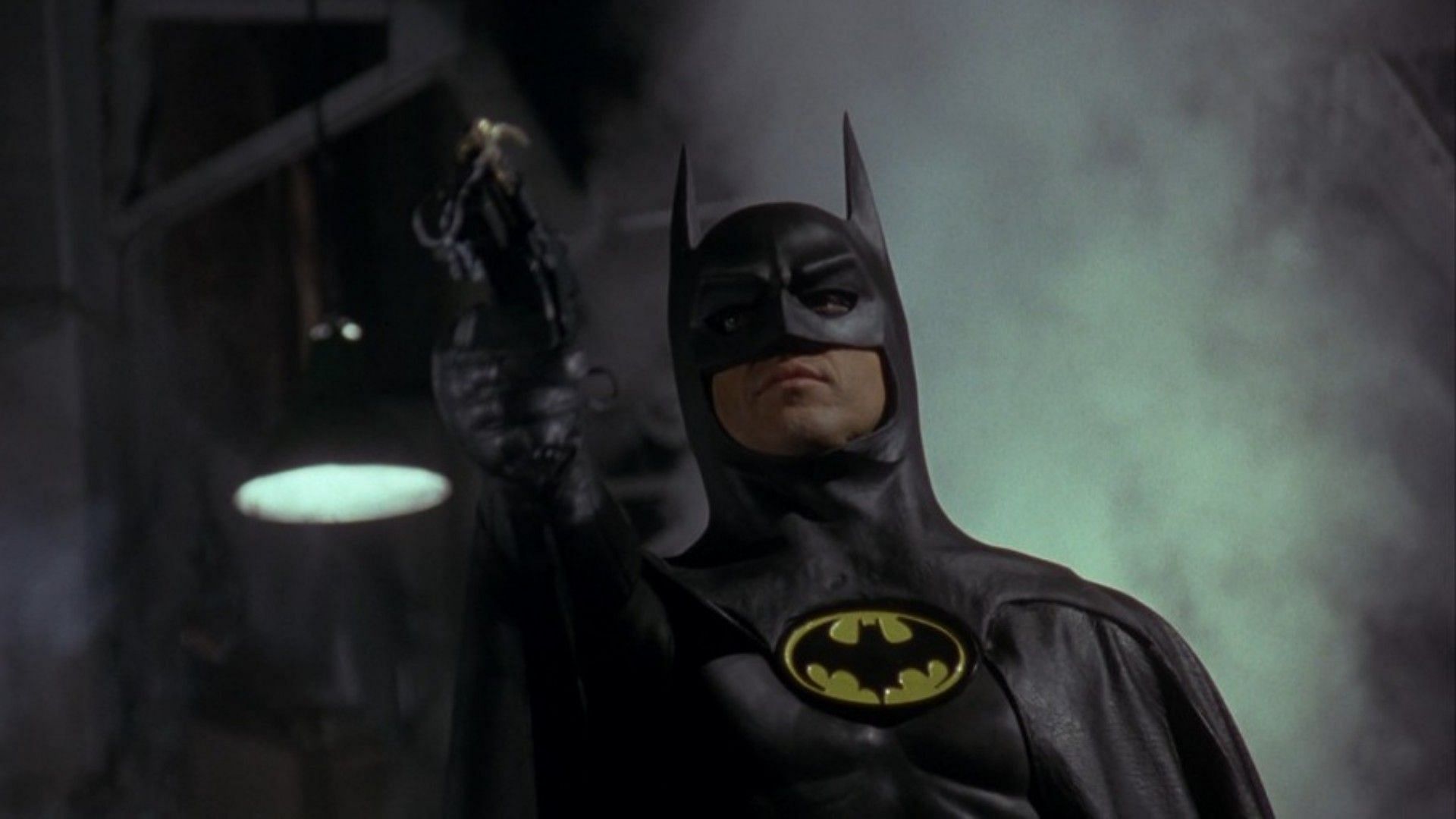 Michael Keaton as Batman (Image via Warner Bros Studios)