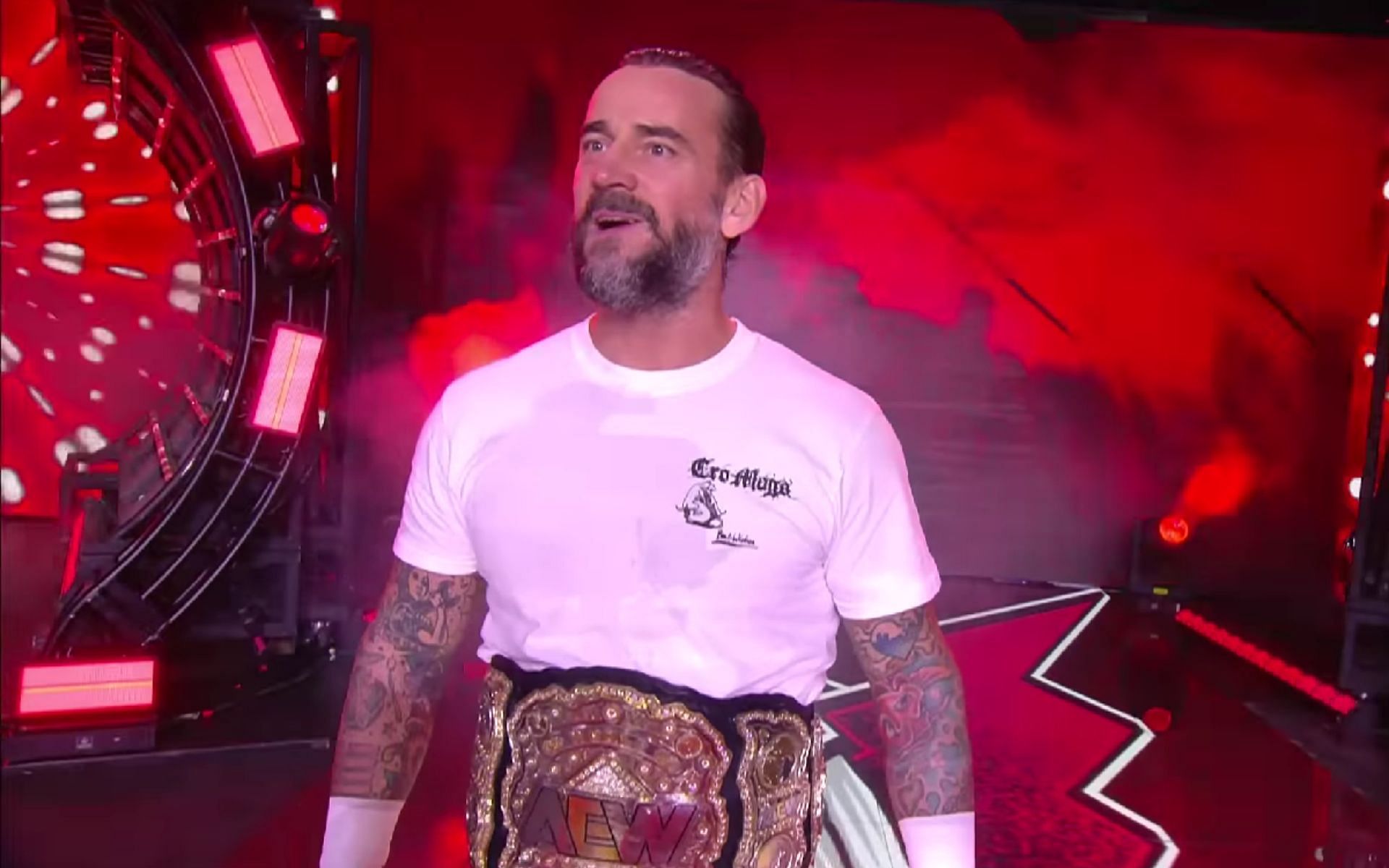 AEW World Heavyweight Champion CM Punk is currently sidelined due to an injury.