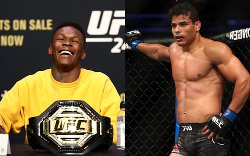 Israel Adesanya (left), Paulo Costa (right)