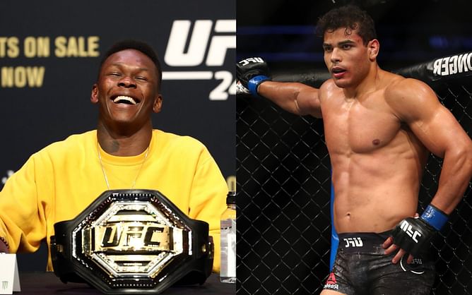 Israel Adesanya finds Paulo Costa's Twitter antics fun, jokingly adds he can't "pay child support"