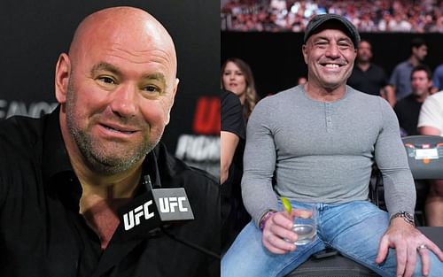 Dana White (left); Joe Rogan (right) [Images courtesy: Getty Images]