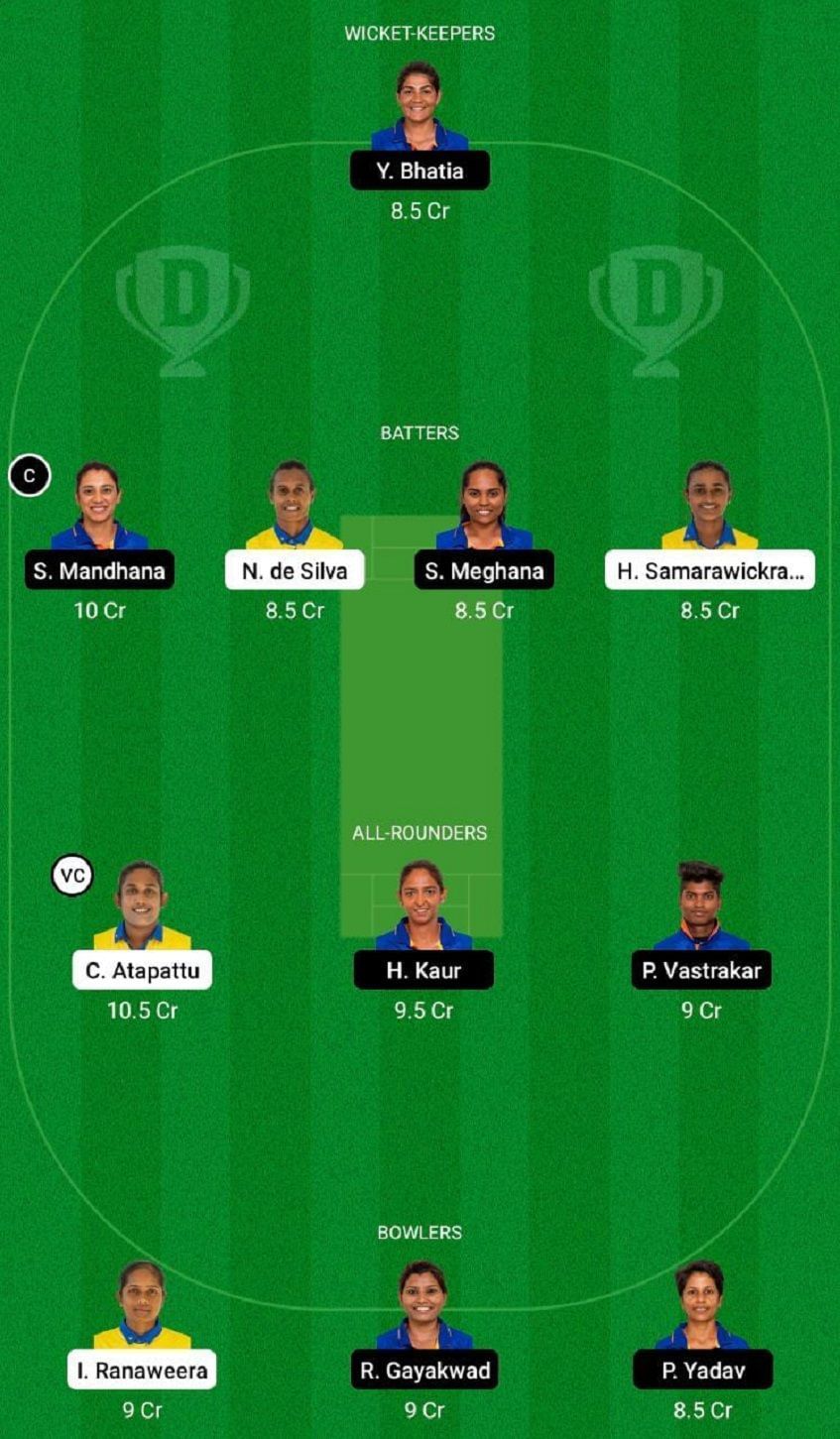 SL-W vs IN-W Dream11 Fantasy Tip #1 - 1st ODI.