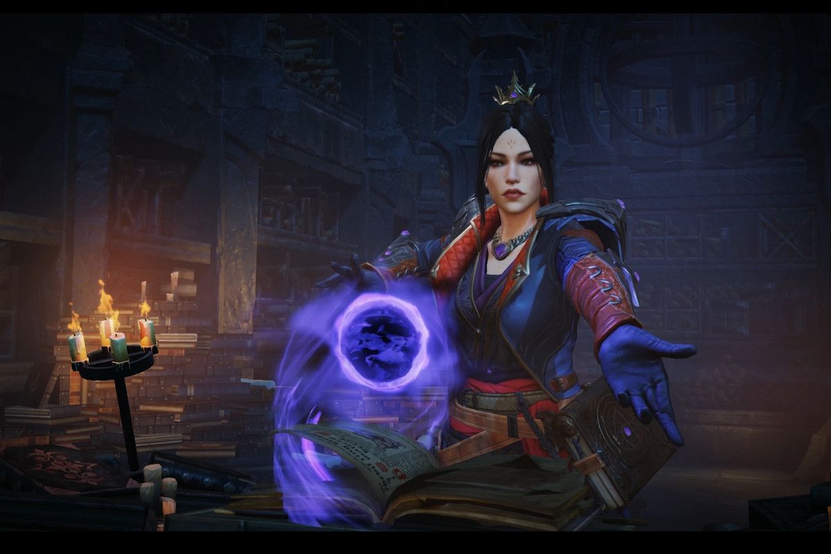 A look at a Wizard character (Image via Blizzard Entertainment)