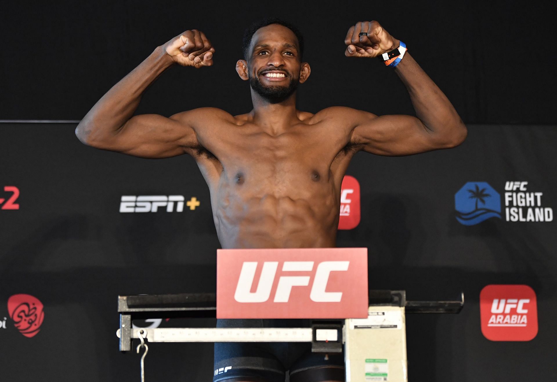 Magny at the UFC Fight Night Chiesa v Magny: Weigh-Ins