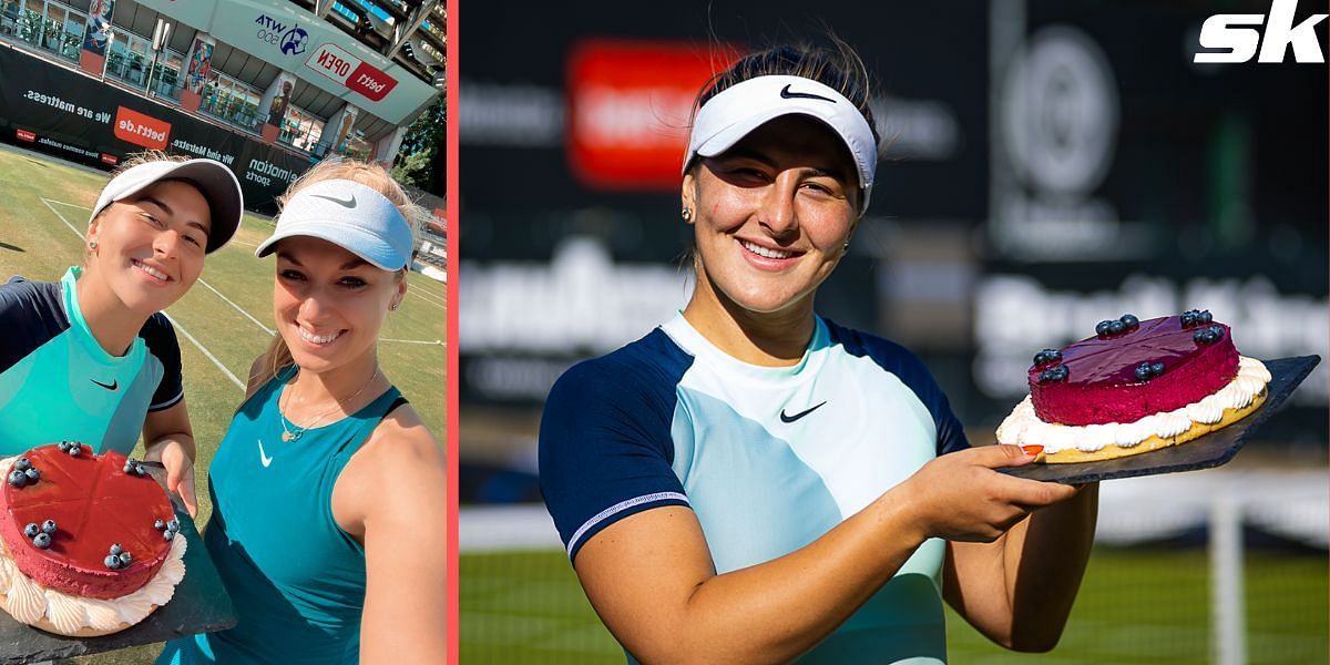 Bianca Andreescu celebrated her 22nd birthday with a doubles win at the Bett1open