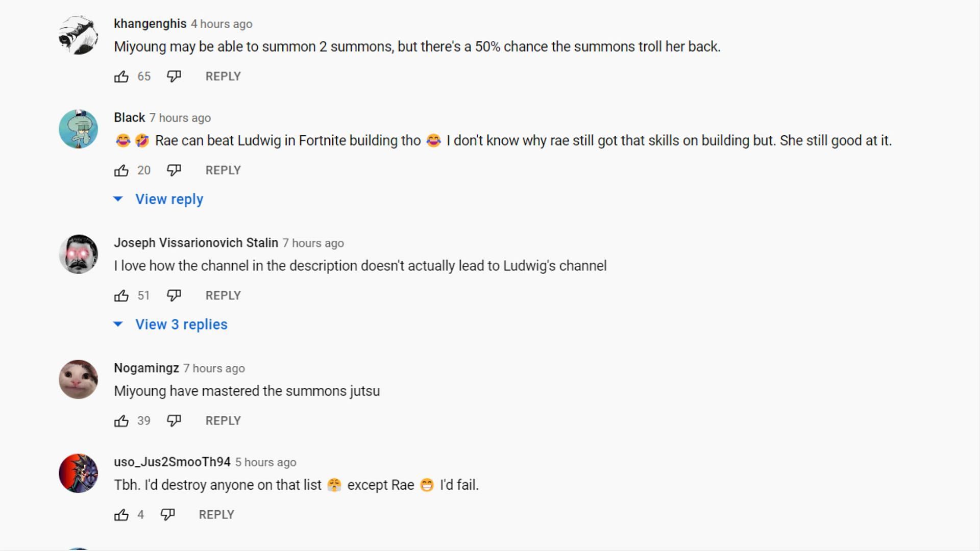Fans react to Ludwig&#039;s tier ranking system (Image via Streamer Moments/YouTube)