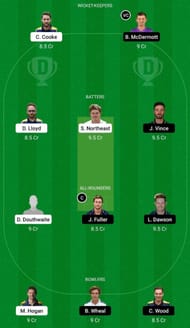 GLA vs HAM Dream11 Fantasy Suggestion #1