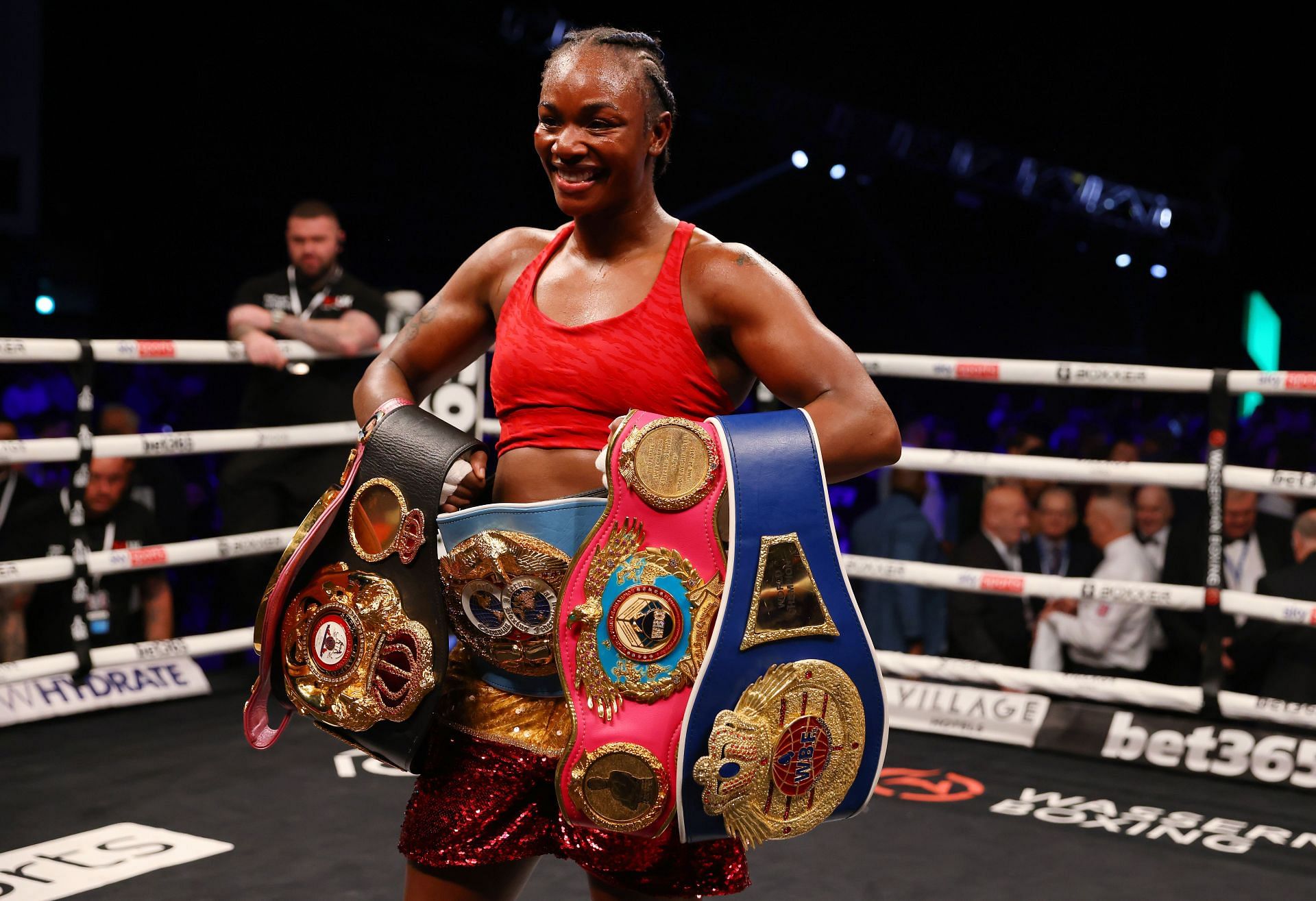 Claressa Shields after her last fight.