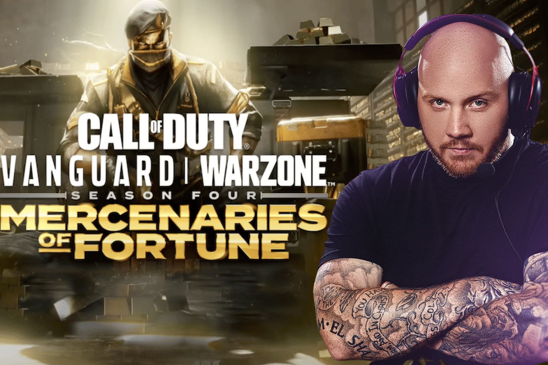 TimTheTatman reacts to the recent Call of Duty Warzone Season 4 update (Image via Sportskeeda)