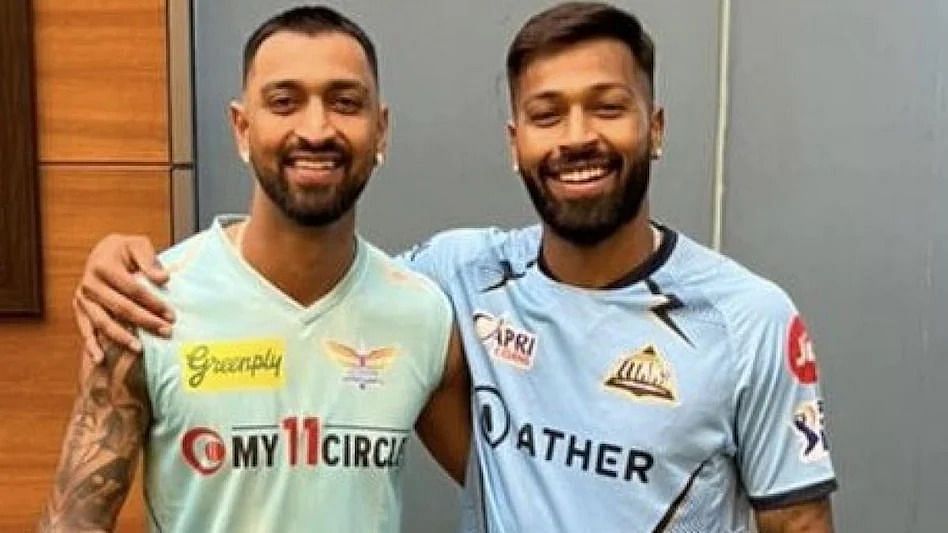 The Pandya brothers share a cordial relationship on and off the field