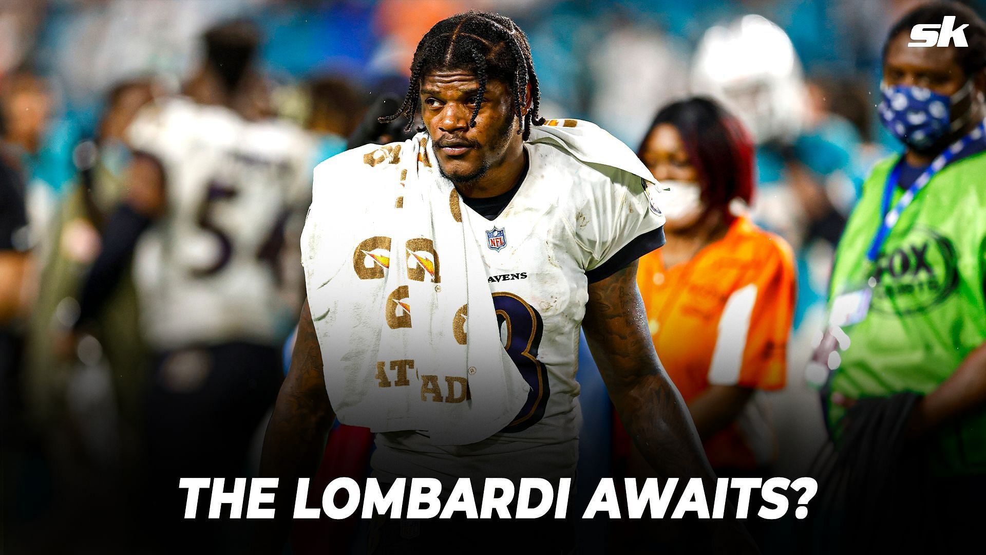 Lamar Jackson of the Baltimore Ravens