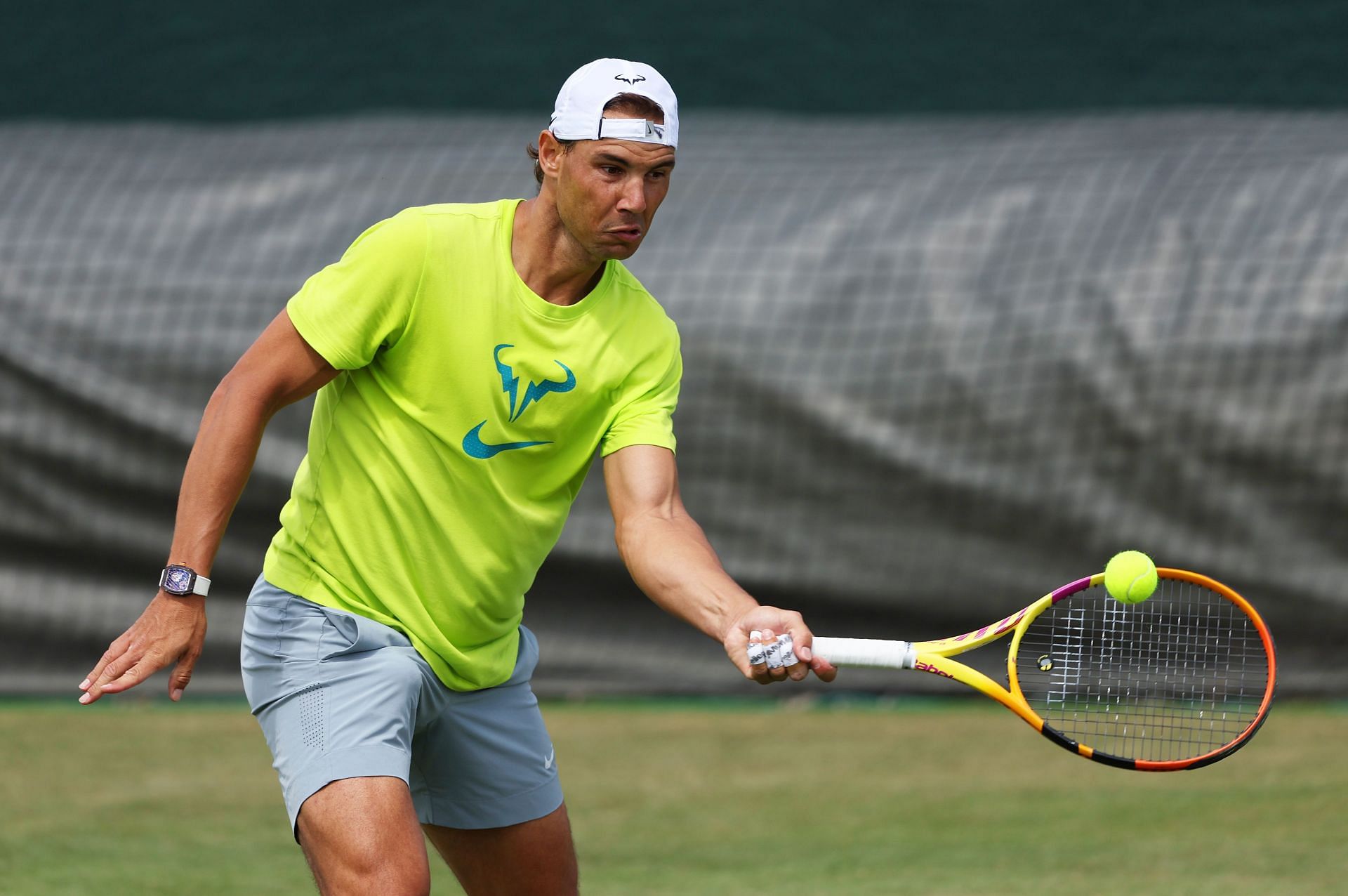 Rafael Nadal takes on Francisco Cerundolo in the first round of Wimbledon