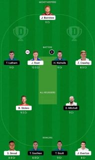 ENG vs NZ Dream11 Fantasy Tip #2 - 3rd Test.