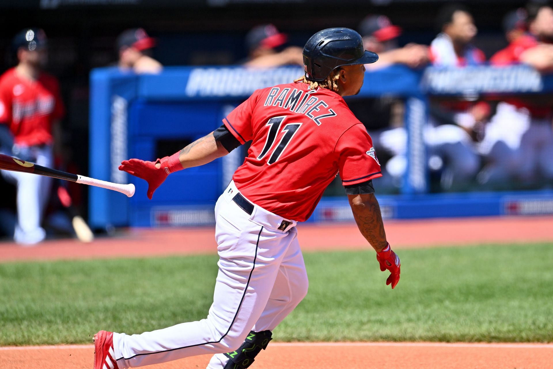 Jose Ramirez trolling and showing love to Freddie Freeman was