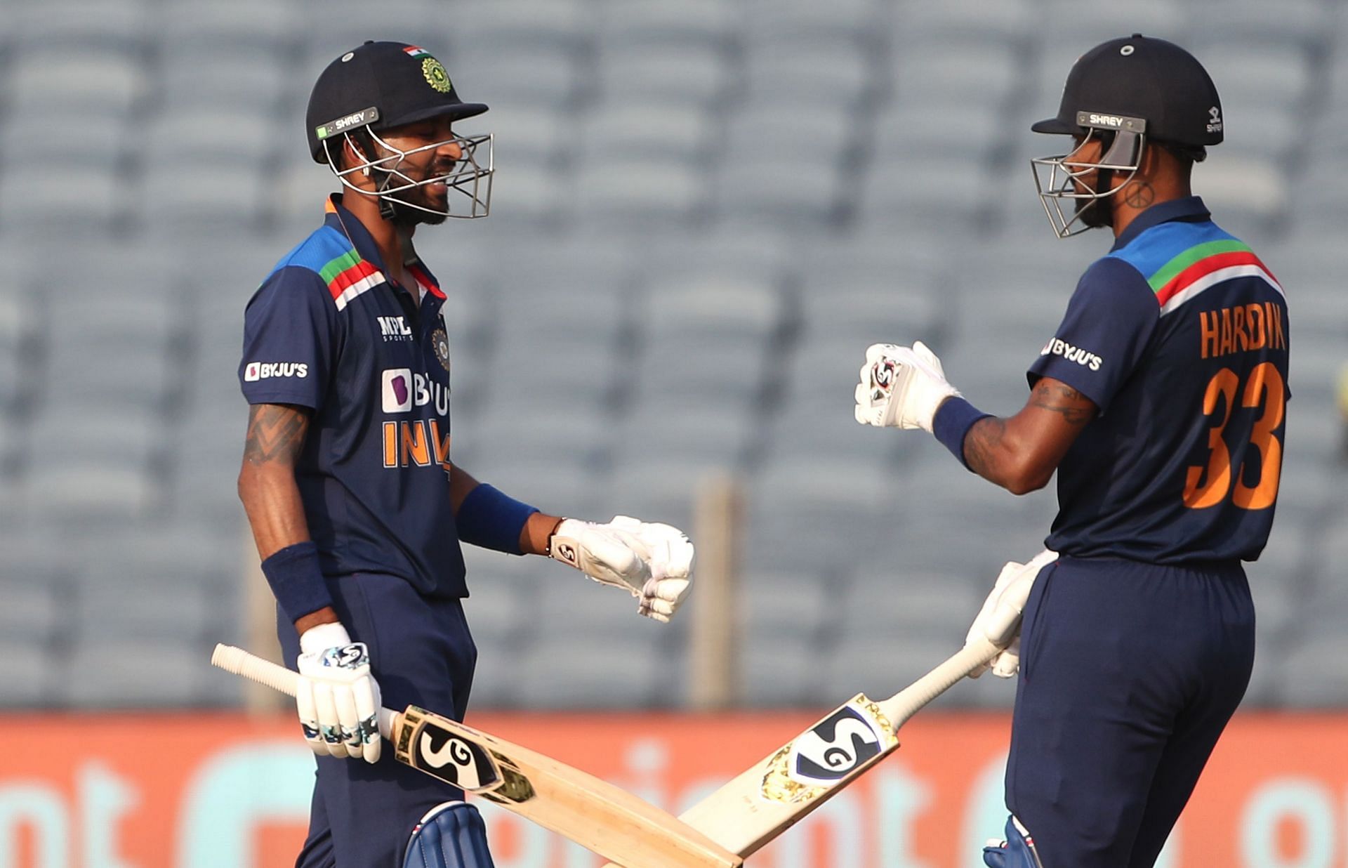 Hardik Pandya (left) and Krunal Pandya. Pic: Getty Images