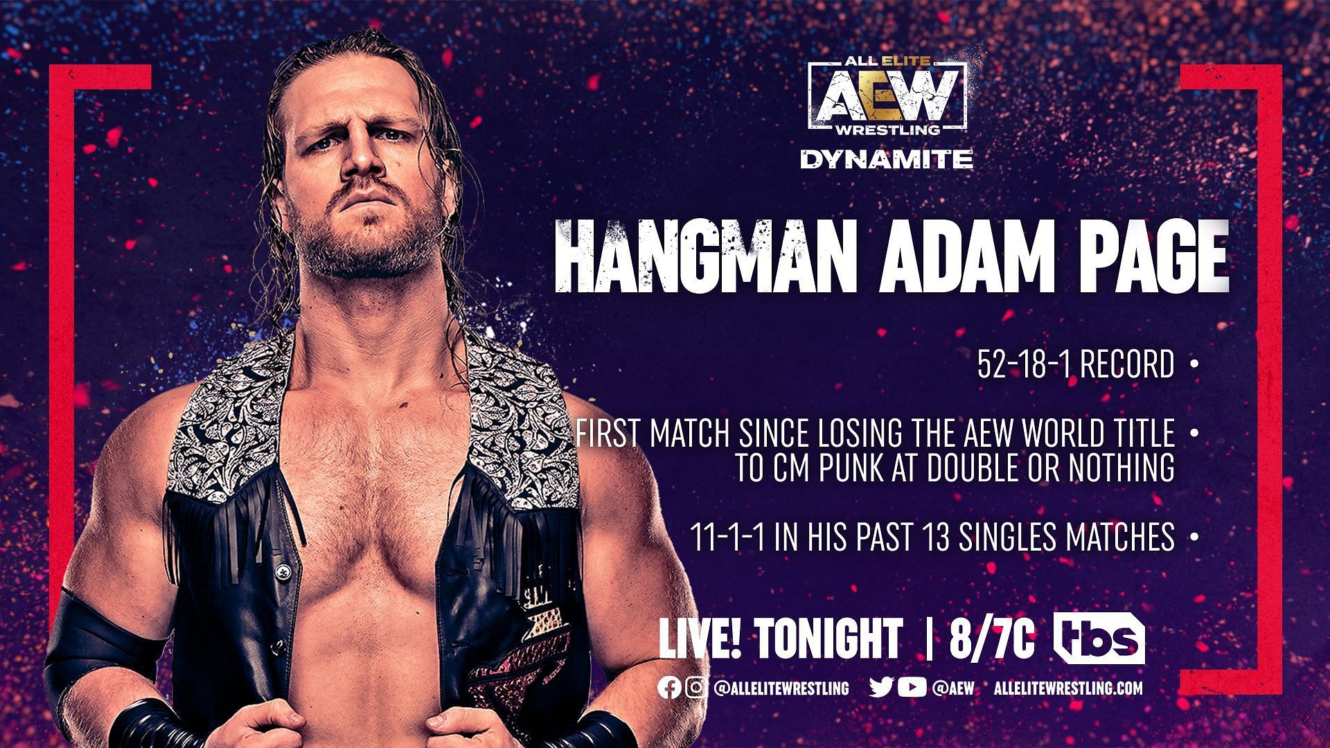&quot;Hangman&quot; Adam Page has made his intentions known